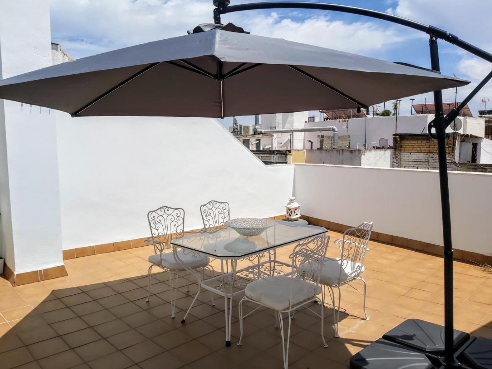 Apartament Triana Procurador Con Terraza Privada Sewilla Zewnętrze zdjęcie